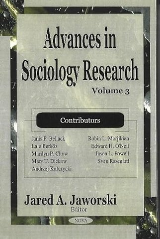Advances in Sociology Research