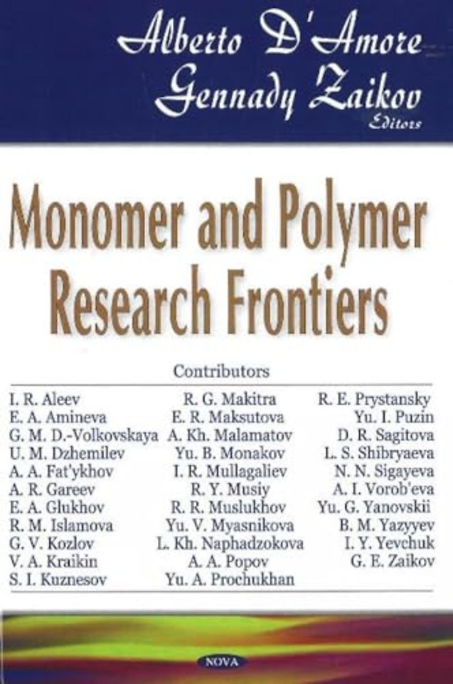 Monomer & Polymer Research Frontiers