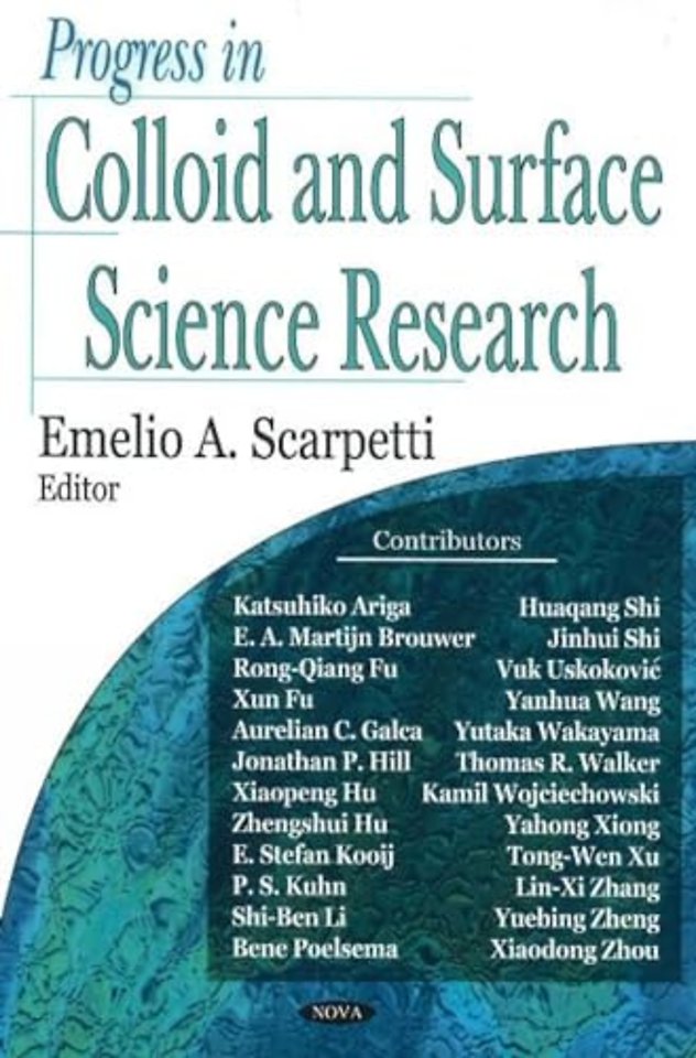 Progress in Colloid & Surface Science Research