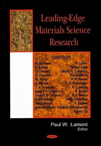 Leading-Edge Materials Science Research