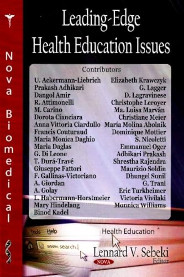 Leading-Edge Health Education Issues
