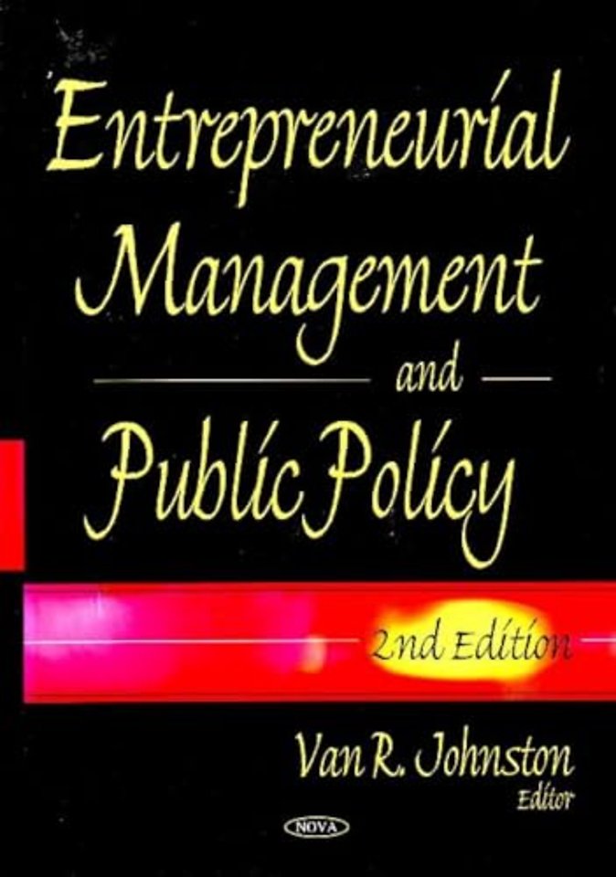 Entrepreneurial Management & Public Policy