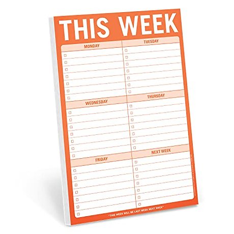 Knock Knock This Week Pad