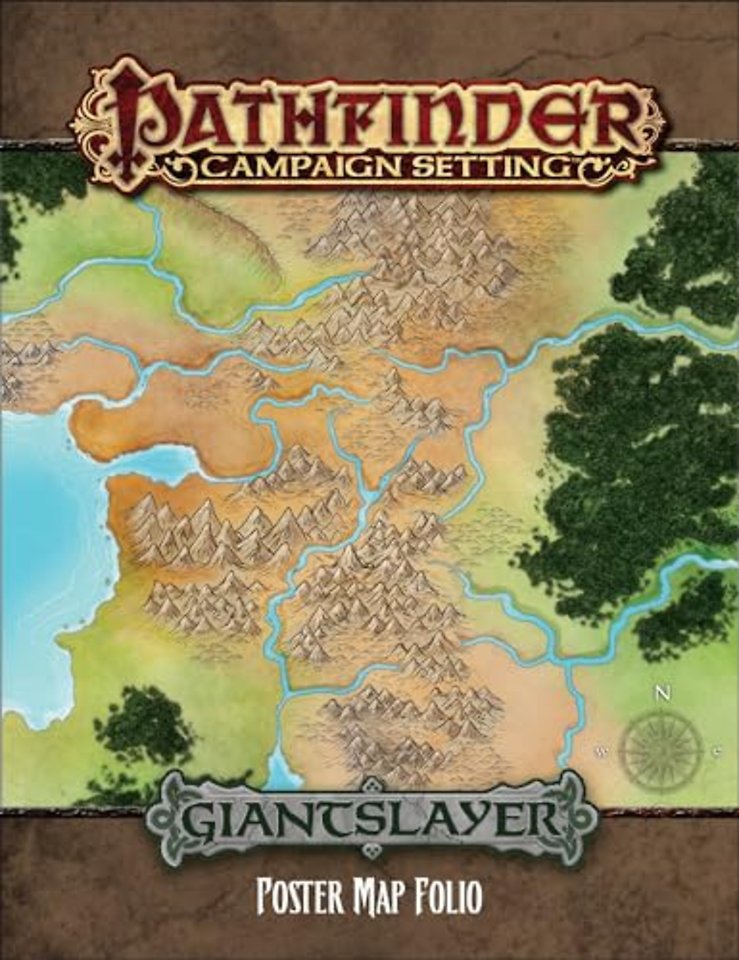Pathfinder Campaign Setting: Giantslayer Poster Map Folio