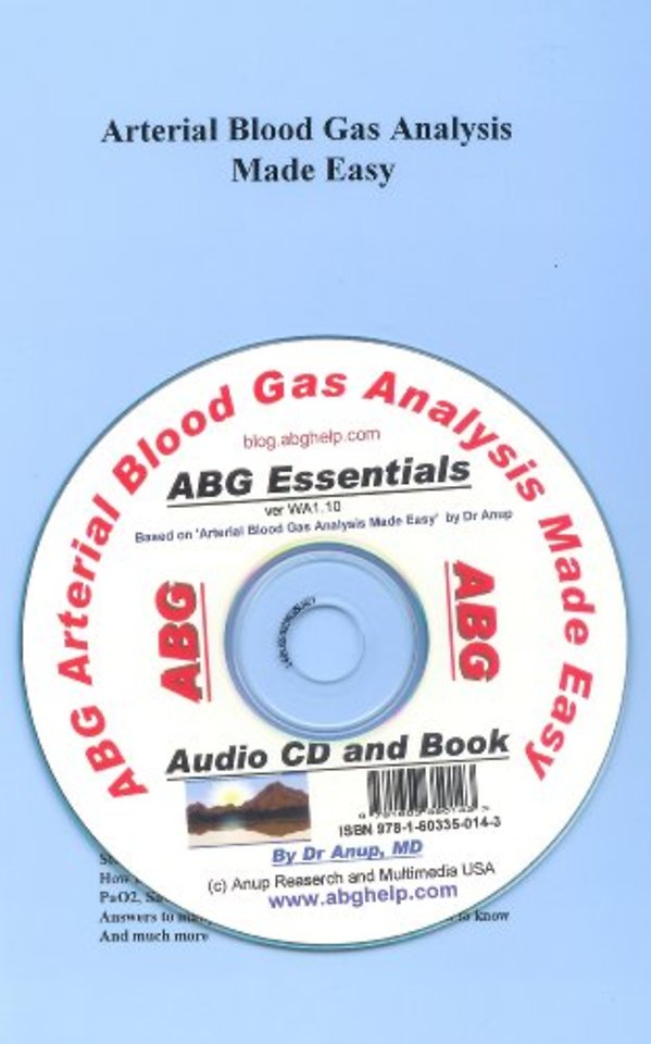 Arterial Blood Gas Analysis Made Easy -- Book & CD Set