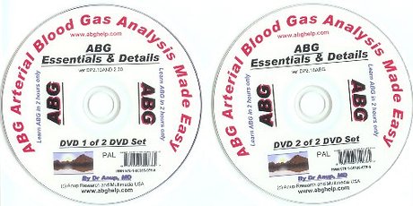 ABG -- Arterial Blood Gas Analysis Made Easy - 2 DVD Set (PAL Format)