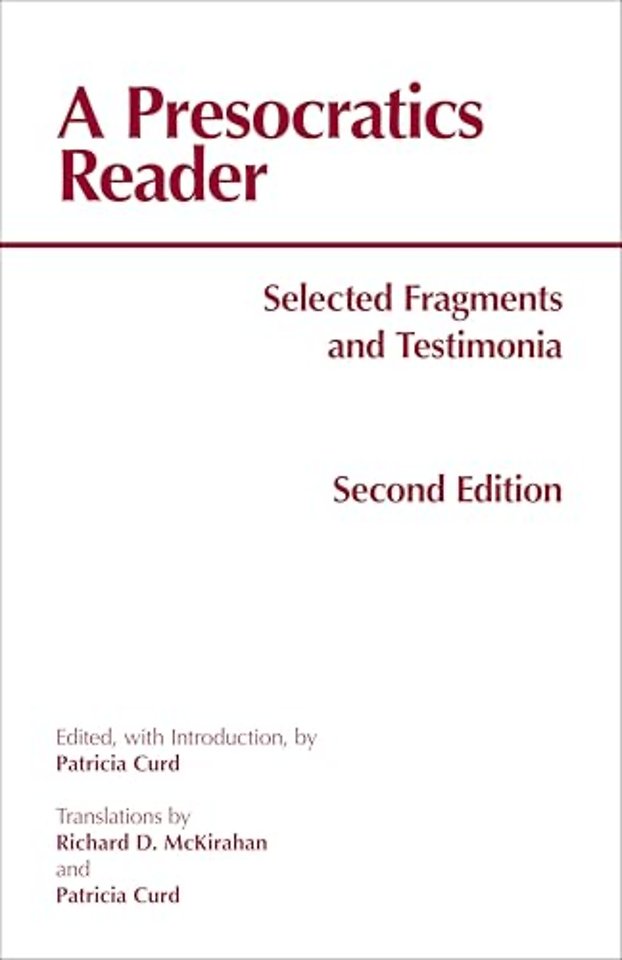 A Presocratics Reader