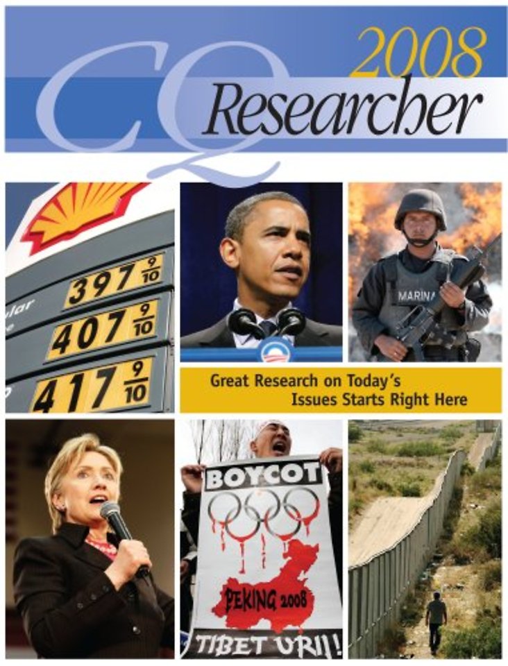 CQ Researcher Bound Volume 2008