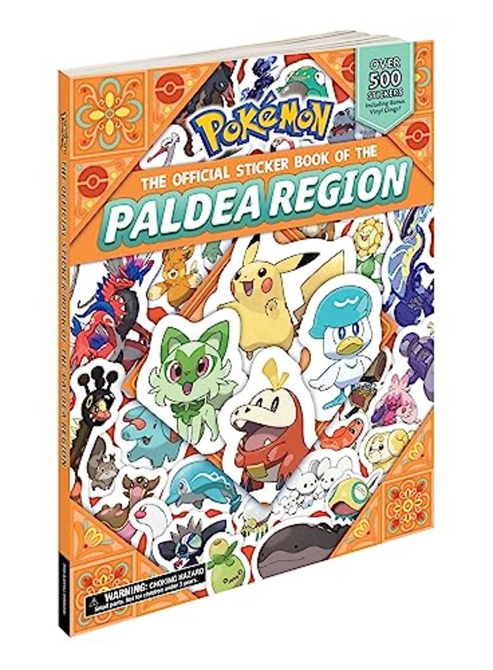 Pokemon The Official Sticker Book Of The Paldea Region