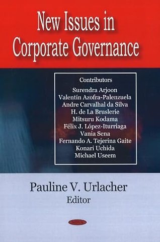 New Issues in Corporate Governance