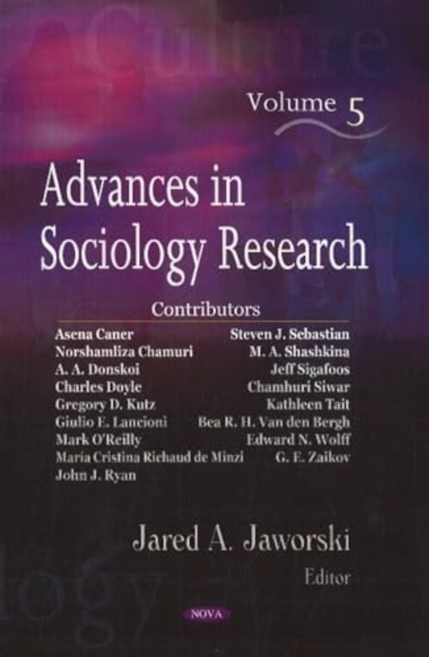 Advances in Sociology Research