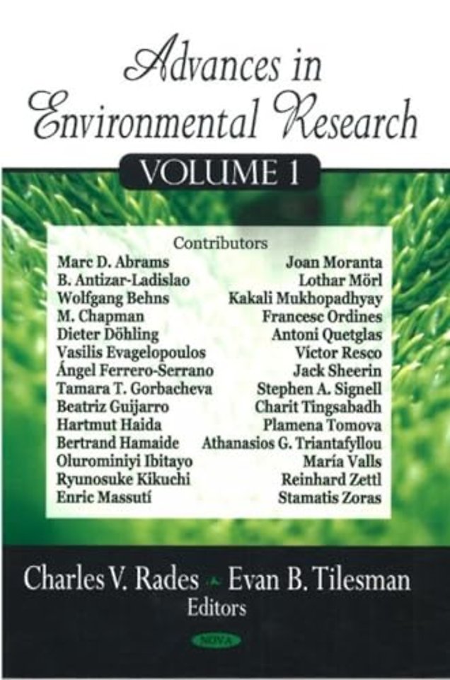 Advances in Environmental Research