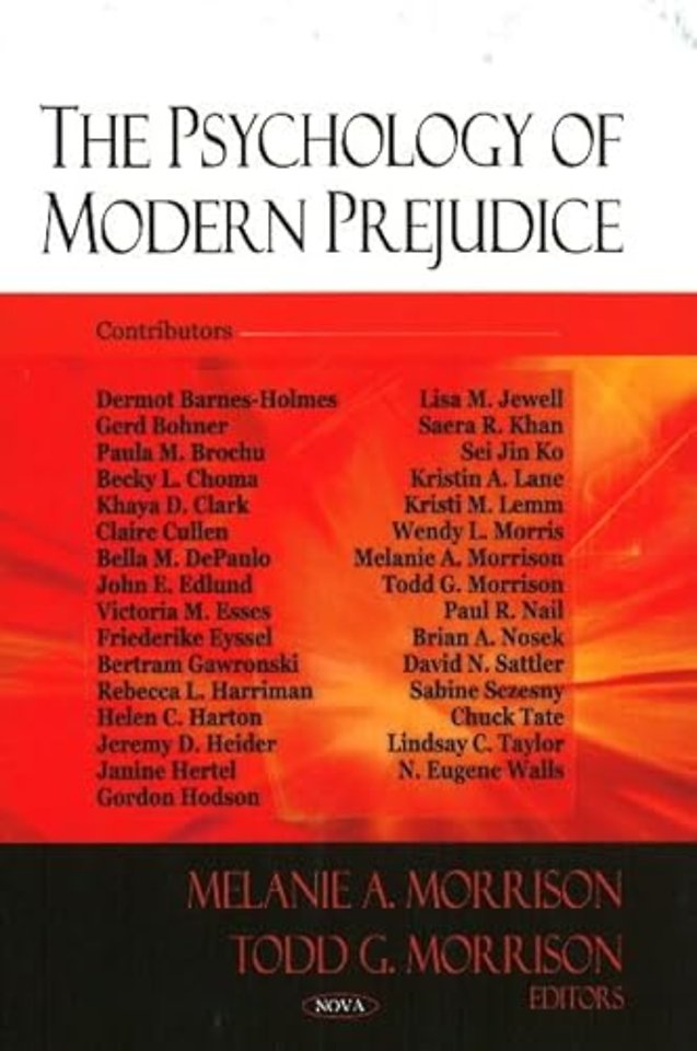 Psychology of Modern Prejudice