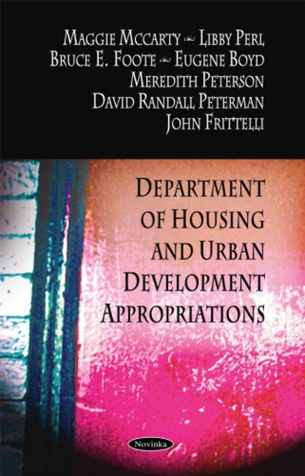 Department of Housing & Urban Development Appropriations