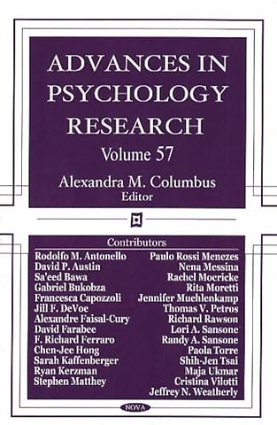 Advances in Psychology Research