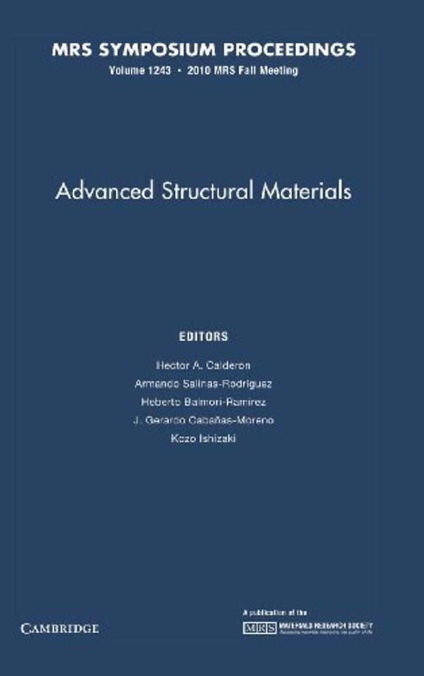 Advanced Structural Materials: Volume 1243