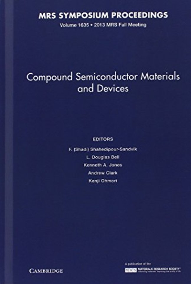 Compound Semiconductor Materials and Devices: Volume 1635