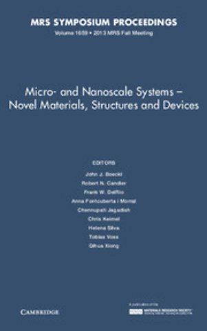 Micro and Nanoscale Systems: Volume 1659
