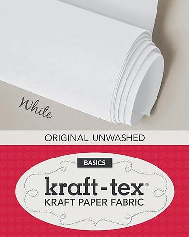 kraft-tex (TM) Basics Roll, White