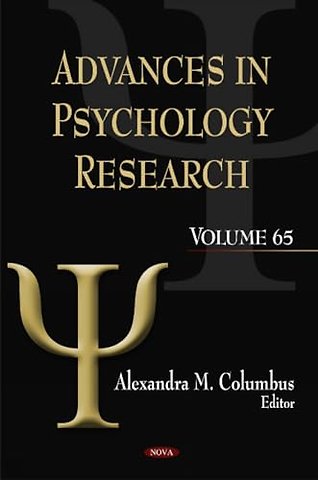 Advances in Psychology Research