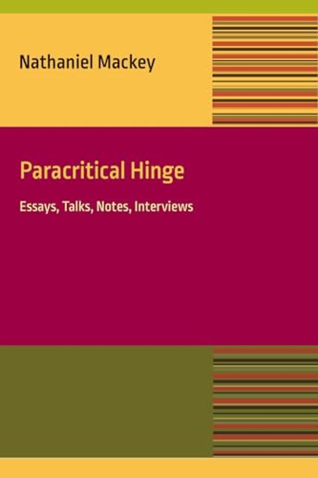 Paracritical Hinge – Essay, Talks, Notes, Interviews