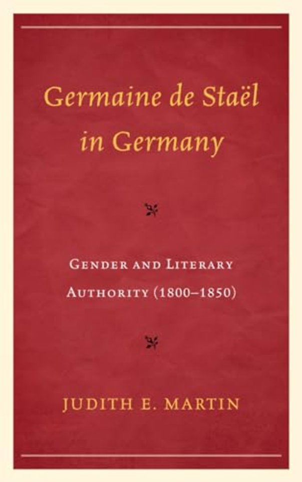 Germaine de Stael in Germany