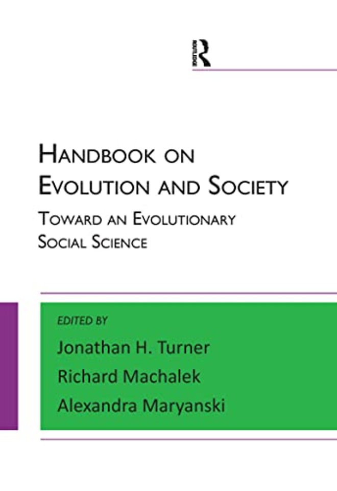Handbook on Evolution and Society