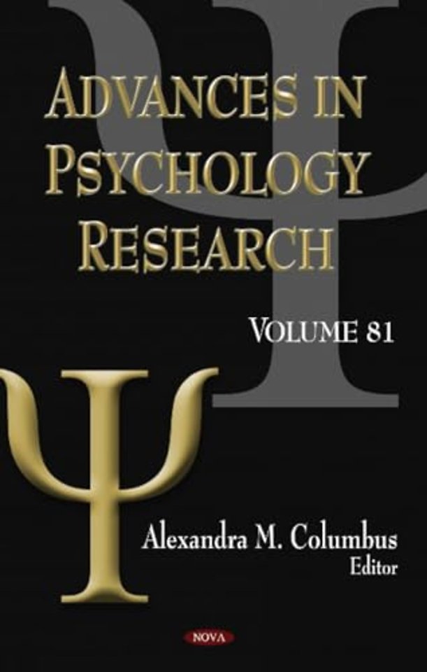 Advances in Psychology Research