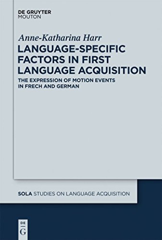 Language–Specific Factors in First Language Acqu – The Expression of Motion Events in French and German