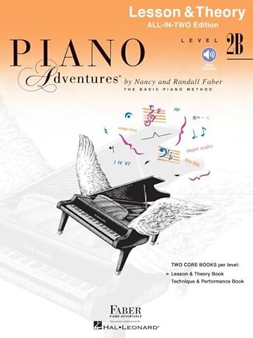 Piano Adventures All-In-Two Level 2B Tech. & Perf.