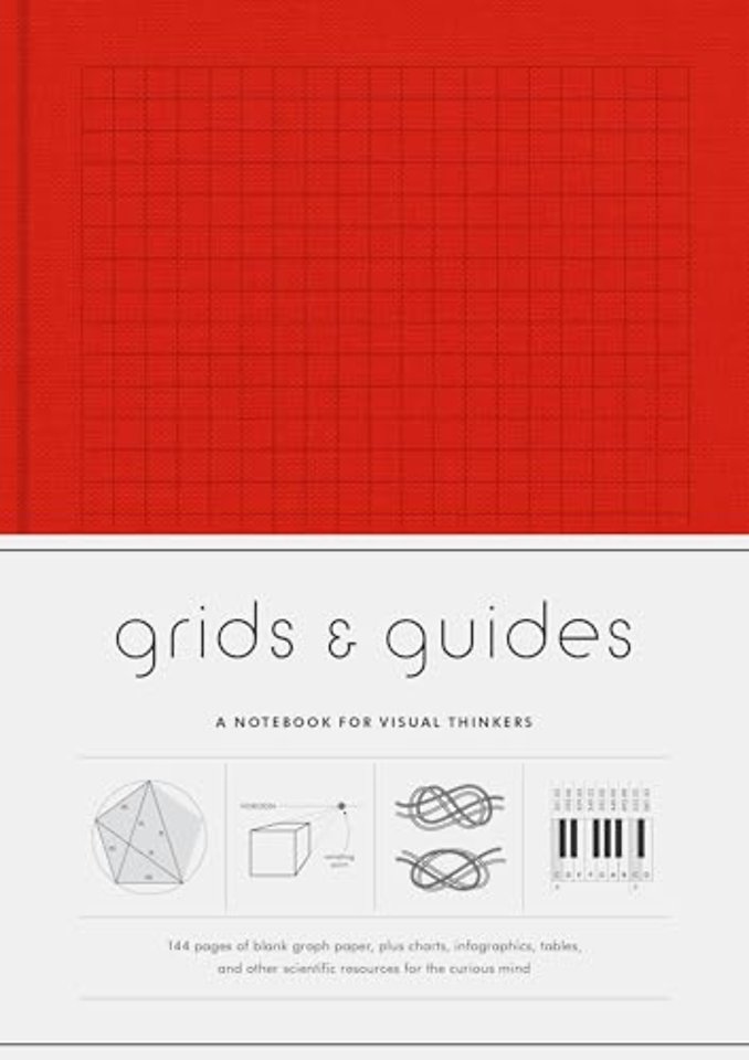 Grids & Guides (Red) Notebook