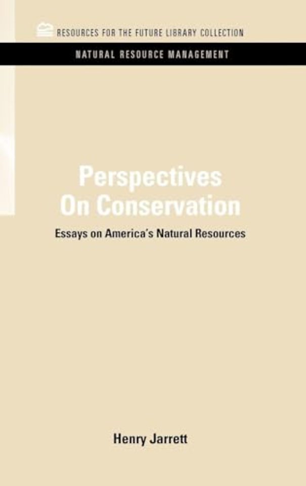 Perspectives On Conservation