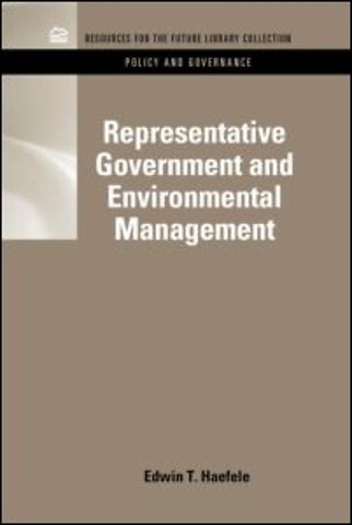 Representative Government and Environmental Management