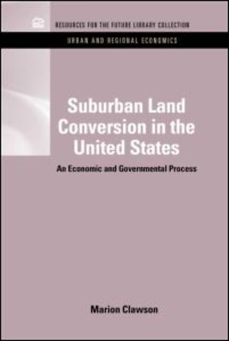 Suburban Land Conversion in the United States