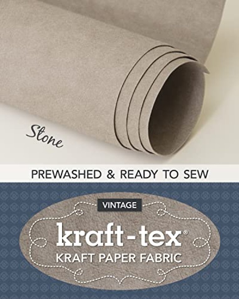 kraft-tex® Vintage Roll, Stone Prewashed