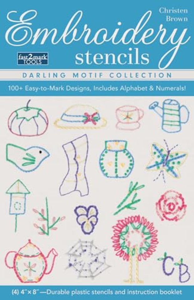 Embroidery Stencils Darling Motif Collection