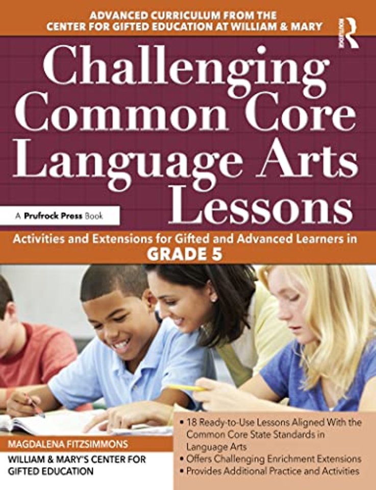 Challenging Common Core Language Arts Lessons