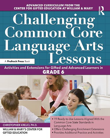Challenging Common Core Language Arts Lessons