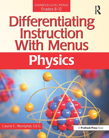 Differentiating Instruction With Menus Advanced-Level Menus Grades 9-12