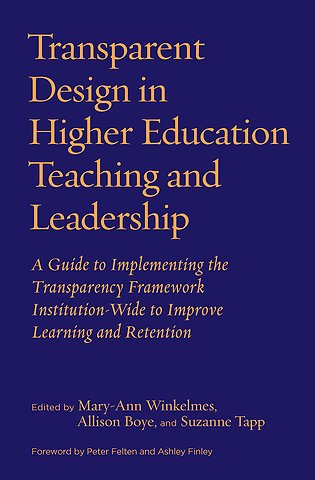 Transparent Design in Higher Education Teaching and Leadership