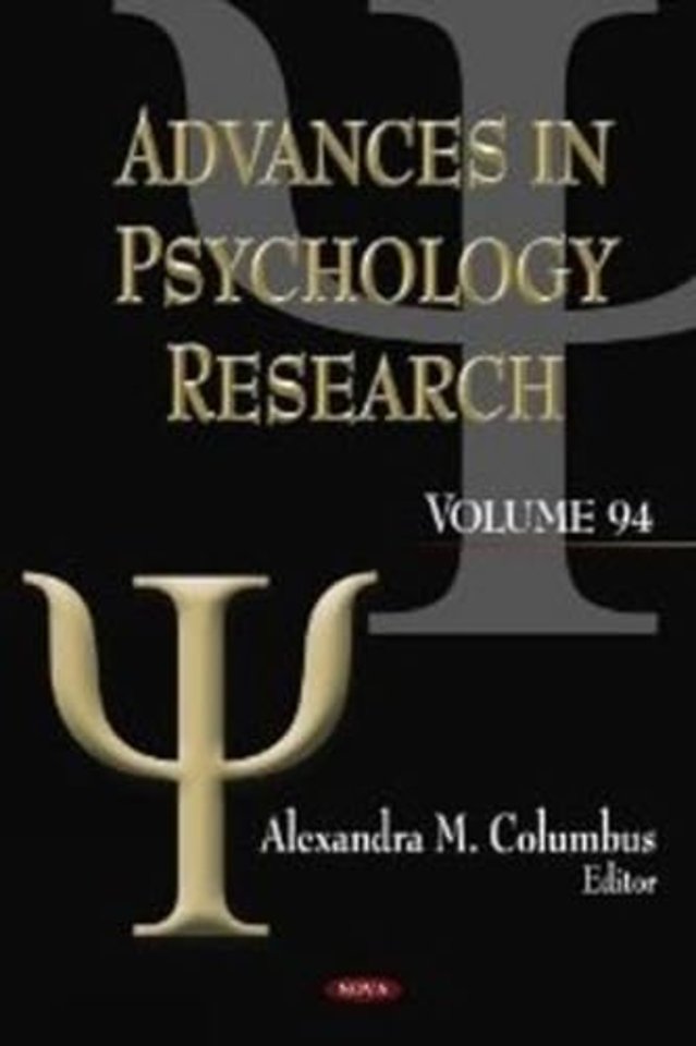 Advances in Psychology Research