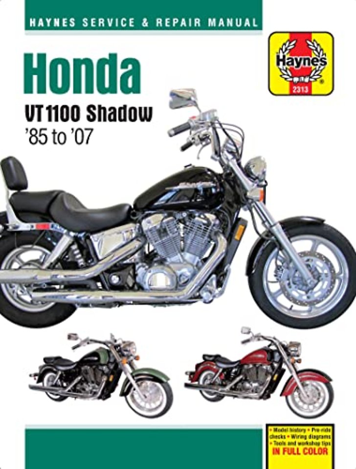 Honda VT1100 Shadow (85–07) Haynes Repair Manual
