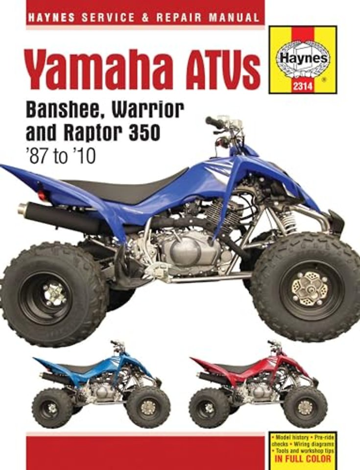 Yamaha Banshee, Warrior & Raptor 350 ATVs (87 – – 1987–2010