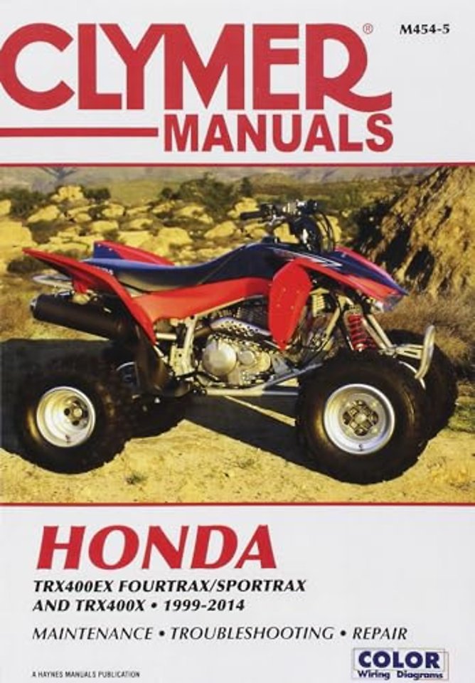 Clymer Honda TRX400Ex Fourtrax/Sportrax – 99–14
