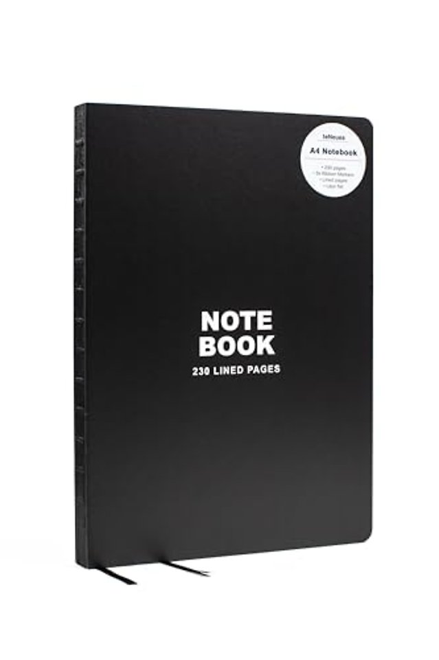 Black A4 Notebook