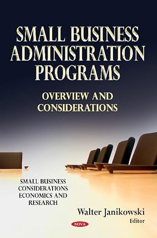 Small Business Administration Programs