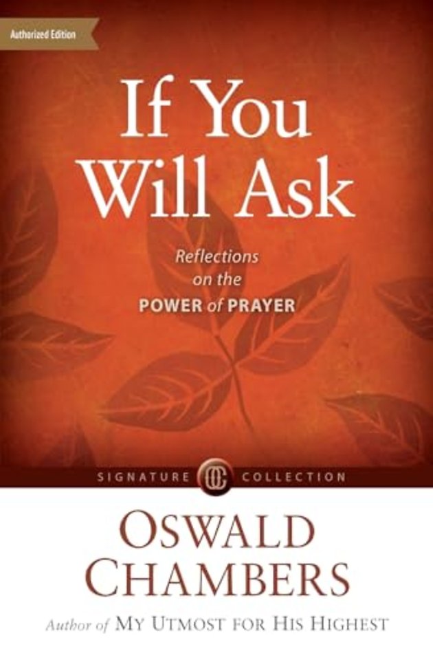 If You Will Ask