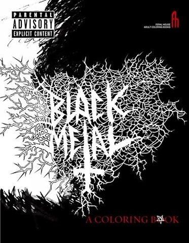 Black Metal: A Coloring Book