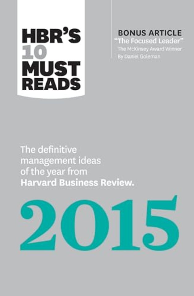 HBR's 10 Must Reads 2015