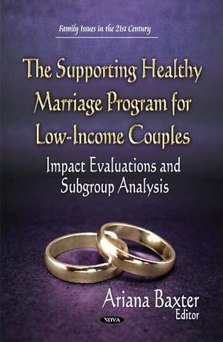 Supporting Healthy Marriage Program for Low-Income Couples